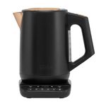 Ninja Perfect Temperature Kettle, 1.7L, with Temperature Control, LED Display, Easy to Use Kettle with Rapid Boil and Temperature Hold, Black & Copper, KT200UKCP