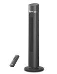 PELONIS 40 inch Bladeless Tower Fan for Bedroom, Standing Fan with Remote Control, 26ft/s, 90° Oscillation, 3 Speed Settings, 27 Db, 3 Modes, 15-Hour Timer, LED Display, Fan that Blows Cold Air, Grey