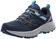 Saucony Women's Excursion Tr17 Hiking Shoe, Navy/Dove, 7 Wide