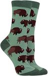 WHD Buffalo Socks (Green, Medium)