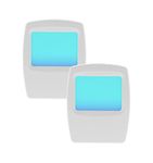 AmerTac 71282 Forever Brite Plug-in Night Light, Cool Blue, 2-Pack