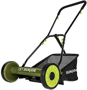 Sun Joe MJ500M Mow Joe 16-Inch Manual Reel Mower with Grass Catcher