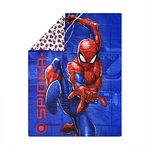 EXPRESSIONS by Marvel Spider-Man Kids Reversible Comforter Twin/Full Size, 72”x86” Gift for Birthday (Official Marvel Product)