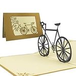 Bicycles pop up card, bike gift idea for him and for her, birthday greetings for bicycle lovers, holiday voucher for bicycle tour, fathers day card bike,T05