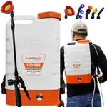 Petra Battery Powered Sprayer - 3 Gallon Electric Sprayer Backpack Sprayer - Weed Sprayer Battery Operated - Variable Pressure Battery Sprayer - Heavy Duty Lawn and Garden Power Sprayer