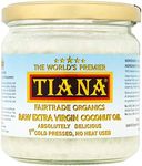 TIANA Fairtrade Organic Raw Extra Virgin Coconut Oil, Voted UK no.1 for Skin, Hair and Cooking, 350ml