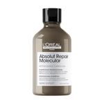 L’Oréal Professionnel, Absolut Repair Molecular Hair Shampoo, Sulfate-Free, Repairs Damage and Restores Strength, For All Damaged Hair Types, SERIE EXPERT, 300 ml