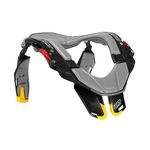 Leatt STX Road Neck Motorcycle Brace, Unisex, Adult, Blue/Grey/Yellow, L