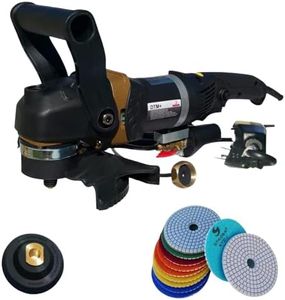 Stadea SWP113K Wet Concrete Polisher Grinder Kit with Concrete Polishing Pads - Variable Speed Wet Polisher for Wet or Dry Polishing