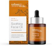 Urban Veda Soothing Facial Oil | For Dry, Sensitive and Mature Skin | Avocado oil & Rosehip Oil for face |Calming, Nourishing & Brightening | Natural Face oil with Bio Oil | Vitamin A Oil | 30 ML