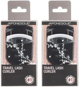 JAPONESQUE Travel Eyelash Curler (Black, 2 Pack)