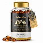 Organic Black Seed Oil Capsules - 2 Month Supply - 120 Count Softgels (2000mg Per Serving) High Potency, Organic Cold Pressed Nigella Sativa Oil (Non-GMO)