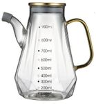 Rameshtha 900ML Cooking Seasoning Bottle Dispenser Bottle Glass Storage Bottles Cooking Oil Vinegar Kitchen tools