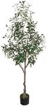 Innoasis Artificial Olive Tree Tall Large Faux Plants Olive Silk Tree with Branches and Fruits in Pot Fake Trees Decor for Home Office Living Room Floor Indoor Outdoor…