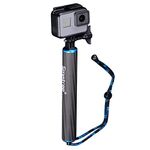 Smatree SmaPole F1 Waterproof Floating Carbon Fiber Hand Grip for GoPro Fusion, GoPro Hero 8/7/6/5/4/3/2/1/OSMO Action (Blue)