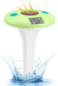 Yewhick Floating Pool Salt Tester & Thermometer, Digital Salinity Meter for Saltwater Pools, Hot Tubs, Spas, and Ponds, Accurate Temperature & Salt Level Monitor
