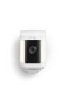 Ring Spotlight Cam Plus, Battery | Two-Way Talk, Colour Night Vision, and Security Siren - White