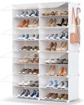 HOMICKER Shoe Storage,32 Pairs Shoe