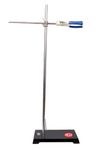 PASCO Burette Stand 8X5 Heavy Iron Cast Base with Rod And Boss Head Clamp