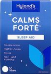 Sleep Aid Tablets, Calms Forte by Hyland's, Natural Anxiety, Stress, and Insomnia Relief Supplement, 50 Count