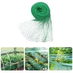 1PCS Garden Netting,2x10m Anti Bird Netting Kit for Veg Patch,Pond Netting Cover,Protect for Plants Fruits Vegetables Flowers Crops Ponds for Birds, Deer, Squirrels(Green)