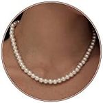 Zeffy Pearl Necklace for Women, 8MM Dainty Round Imitation Pearl Choker Necklace Wedding Pearl Necklace Delicate Jewelry for Women Simple Bridesmaid Jewelry Gifts