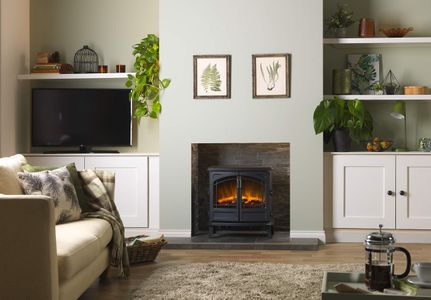 Dimplex Cassia Noir Electric Stove Heater – Freestanding Black
