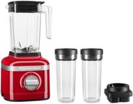 KitchenAid K150 3 Speed Ice Crushing Blender with 2 Personal Blender Jars, Passion Red, KSB1332PA