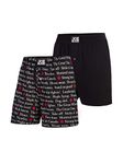 Joe Boxer Men's Canadiana 2 Pack Loose Boxer, Multicolor, L