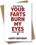 Farts Birthday Greeting Card Funny 