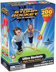 Stomp Rocket Ultra Rocket Launcher for Kids, 4 Rockets - Fun Backyard & Outdoor Kids Toys Gifts for Boys & Girls - High Flying Toy Foam Blaster Set - Multi-Player Adjustable Launch Stand