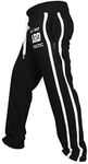 ARD Men's Black Fleece Joggers Track Suit Bottom Jogging Exercise Fitness Boxing MMA Gym Sweat Fleece Trousers (UK, Alpha, XL, XXL, Regular, Regular, Black)