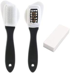 Suede Brush Kit, 4-Sided Suede Cleaning Brush with Eraser, Cleaner Brush for Boots, Shoes, Jackets, Furniture