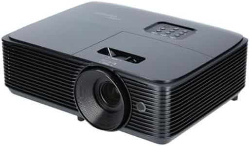 Optoma H190x Bright 720p WXGA Projector - 3800 Lumens, Powerful Audio - 10W speaker, Easy connectivity - HDMI, VGA and USB Power, Lightweight and Portable