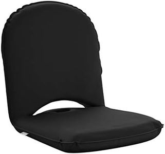 bonVIVO Easy Smart, Silla Plegable de Suelo Multiangular, Silla de Piso Portátil con Respaldo Ajustable, Silla Impermeable Excelente para Interiores y Exteriores y para la Playa y Piscina