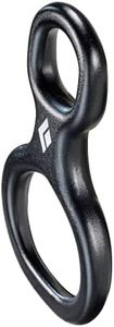 BLACK DIAMOND Equipment Super 8 Belay/Rappel Device - Black