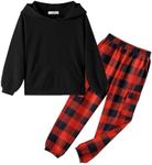 Arshiner Girls Sweatsuit Outfits Causal Pullover Tracksuits Sports Sweatpants Fall Winter Clothing Sets 6-13 Years