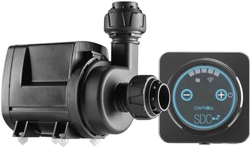 SICCE Syncra SDC 6.0 Water Pump 530-1450 gph WIFI Apex Controllable Aquarium DC Return with Controller | Quiet, Submersible or External | Fish Tank, Sump, Pond, Freshwater and Saltwater Marine Use