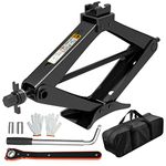 IMAYCC Car Jack 3 Tonne, Thickened Scissor Jack Kit with Car Jack Ratchet Wrench and L-Wrench, Hand Labor-Saving Crank Trolley Jack, Portable Emergency Tire Change Kit, Ideal for Car/SUV/MPV