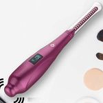 Dratal Heated Eyelash Curler, Vibrate Eyelash Curler with Eye Massage, Ceramic Electric Lash Curler with 3 Temperature Gears and LCD Display for Women Natural Curling and Long-Lasting