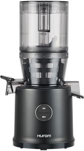 Hurom H80-ST Neuer Slow Juicer | Elektrische Kaltpresse | Entsafter für Gemüse & Obst | 2.2L Kapazität | Automatische Entsaftungsfunktion | BPA-frei | 15 Jahre Garantie | 200W | (Mattschwarz)