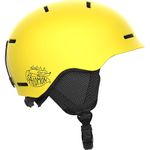 Salomon Orka Kids Helmet Ski Snowboarding, Easy to adjust fit, Lightweight, Yellow, KM 5356