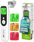 OxiPro TH1 Thermometer - Health & Pharma Award Winner 2025 - In-Ear, Forehead, Non-Touch & Baby Modes - Infrared Thermometer for Newborn, Baby, Kids, Children & Adult Temperature Measurement