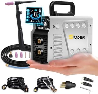 SSIMDER Stick Welder, Stick/Lift TIG Welder with Torch 2 in 1 Welding,110V/220V Dual Voltage IGBT Inverter, Portable Welding Machine with Hot Start/Anti-Stick for Home DIY & Metal Fabrication