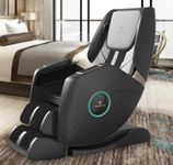 vComfort - Kalkoona Max Full Body Shiatsu Massage Chair, Full Body Relaxation - Air Pressure, Heating, AI Voice Control - Full Body 3D Zero Gravity Massage Chair – BLACK