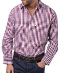 Rydale Mens Country Check Shirts (M, Richmond Red/Navy)