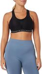 Champion Women's Shock Absorber S06S7-Ultimate Run Padded Sports Bra, Black, 32B