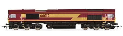 Hornby R30370 DB, Class 66, Co, 66012-Era 11 Railway Locomotives, Red