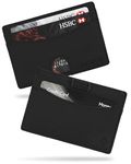 AKIELO Minimalist RFID Blocking Card Holder and Gift Box – Mens Credit Card Wallet – Compact and Slim Wallet (Echo - Black Edition)