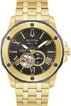 Bulova Automatic Watch 98A273, Gold, bracelet